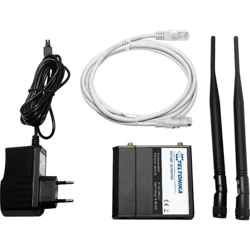 Teltonika RUT230 | Industrial 3G Router | 2x LAN 100Mb/s, WiFi 150Mb/s, 2,4GHz, RUT230 01E000 Maksymalna prędkość transmisji bezprzewodowej150 Mb/s