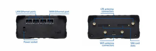 Teltonika RUT950 | Промышленный роутер LTE/4G | Cat.4, WiFi, Dual Sim, 1x WAN, 3X LAN, RUT950 U022C0 Maksymalna prędkość transmisji bezprzewodowej300 Mb/s