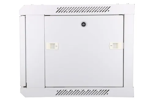 Extralink 6U 600x450 Cinza | Armário de rack | montado na parede Konstrukcja drzwi przednichSzkło/stal