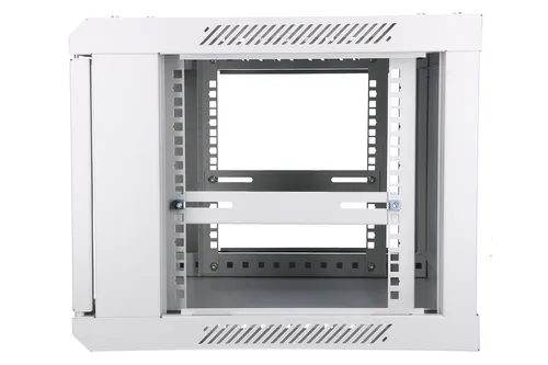 Extralink 6U 600x450 Cinza | Armário de rack | montado na parede Konstrukcja drzwi tylnychMetal