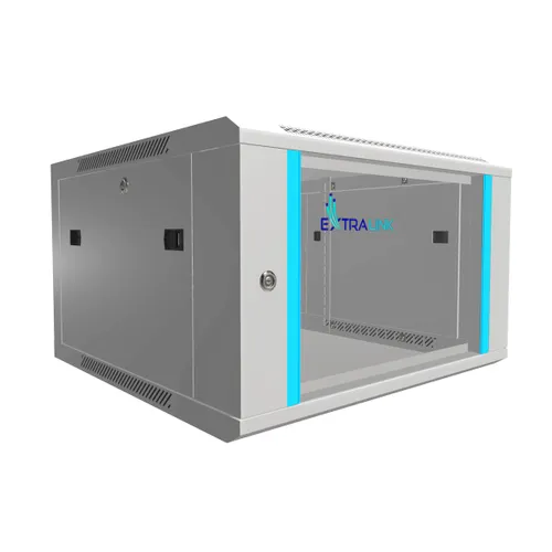 Extralink 6U 600x600 Šedá | Racková skříň | montovaná na zdi Wysokość szafy6U