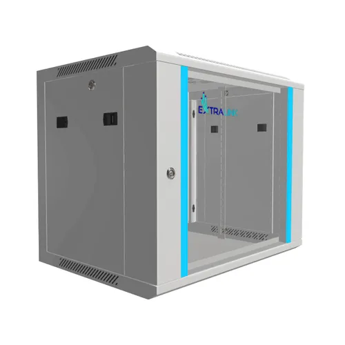 Extralink 9U 600x450 Gray | Rackmount cabinet | wall mounted Wysokość szafy9U