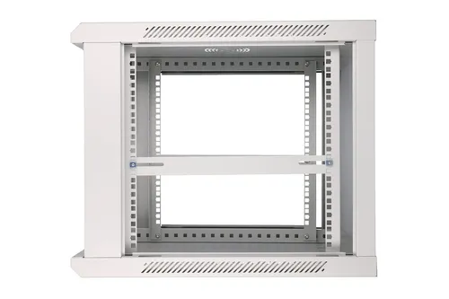 Extralink 9U 600x600 Gray | Rackmount cabinet | wall mounted Konstrukcja drzwi przednichSzkło/stal