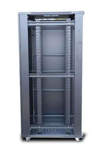 Extralink 42U 600x1000 Black | Rackmount cabinet | standing Konstrukcja drzwi tylnychMetal