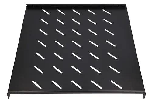 Extralink 1HE 500 mm schwarz | Fester Fachboden | 19", für Schränke mit 800 mm Tiefe ModelPółka do stojaka