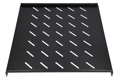 Extralink 1U 600mm Black | Fixed shelf | 19", 602 x 472mm, for 800mm depth cabinets ModelPółka do stojaka