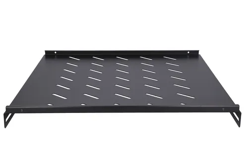 Extralink 1HE 500 mm schwarz | Fester Fachboden | 19", für Schränke mit 800 mm Tiefe Wbudowany wentylatorNie