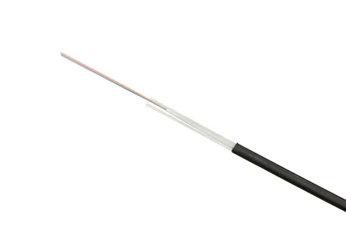 Extralink 12F | Cabo de fibra óptica | 1.5kN FRP, 12J G652D, aereo, plano, 2km Kabel do montażuNa zewnątrz budynków