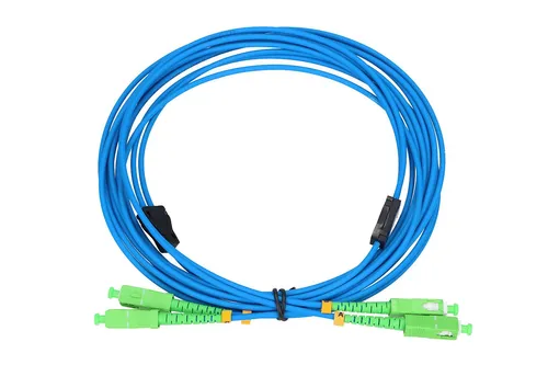 Extralink SC/APC-SC/APC | Patchcord | Zesílený, LSZH, Jednomodový, Duplex, G652D, 3mm, 3m Długość3m