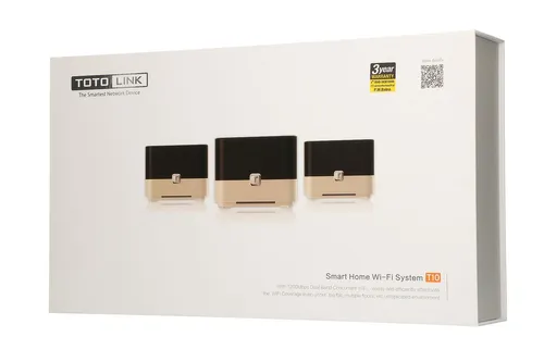 Totolink T10 | Router WiFi | AC1200, Dual Band, MU-MIMO, 3x RJ45 1000Mb/s, 1x USB Ethernet WANTak
