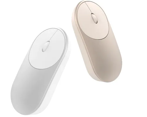 Xiaomi Mi Portable Mouse | Mysz bezprzewodowa | Bluetooth, 1200dpi, Złota BluetoothTak
