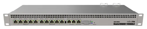 MikroTik RB1100AHx4 | Router | 13x RJ45 1000Mbps, 1x microSD, 2x SATA 3, 2x M.2 Ilość portów LAN13x [10/100/1000M (RJ45)]
