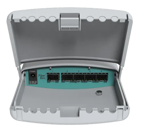 MikroTik CRS105-5S-FB | Router | 5x SFP, esterno, impermeabile Diody LEDTak