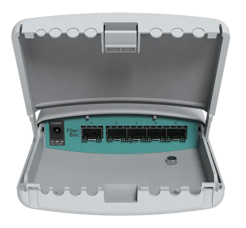 MicroTik CRS105-5S-FB | 5x SFP-Router, für Außenbereich, wasserdicht Diody LEDStatus