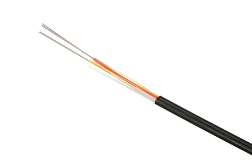Extralink 24F | Cable de fibra óptica | 1.3kN FRP, 24J G652D, aereo, plano, 2km