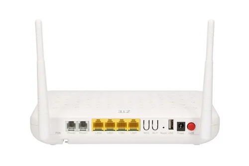 ZXHN F660 | ONT | WiFi, 1x GPON, 4x RJ45 1000Mb/s, 2x POTS, 1x USB Porty VoIP2x POTS