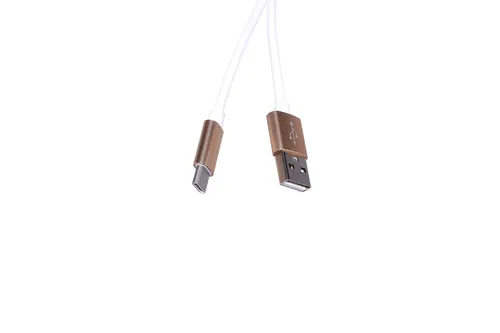 Extralink | Cabo com conector USB - tipo C | para smartphones ANDROID, corrente máx. 3A, comprimento 1M, branco 1