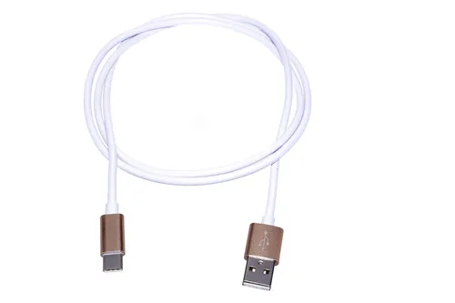 Extralink | Kabel s konektorem  USB - typ C | pro chytré telefony ANDROID, max. proud 3A, délka 1M, bílý 2
