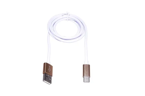 Extralink | Kabel s konektorem  USB - typ C | pro chytré telefony ANDROID, max. proud 3A, délka 1M, bílý 3