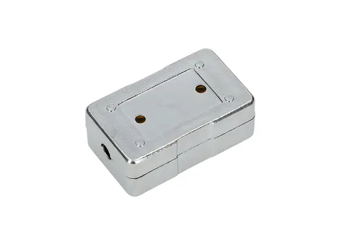 Extralink CAT6 STP | Connection box | silver Izolacja kablaU/FTP (STP)