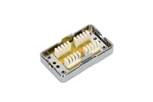 Extralink CAT6 STP | Connection box | silver Kategoria złącza RJ45Cat.6 STP