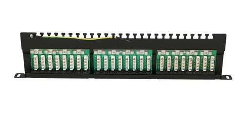 Extralink CAT6 UTP 0.5U | Patchpanel | 24 port Liczba połączeń (wewnętrznych/zewnętrznych)24