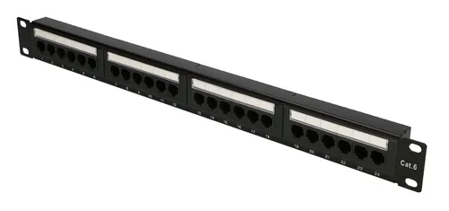 Extralink CAT6 UTP V2 | Patchpanel | 24 port Izolacja kablaU/UTP (UTP)