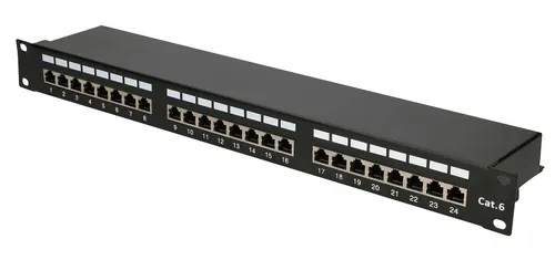 Extralink CAT6 STP V2 | Patchpanel | 24 port Izolacja kablaU/FTP (STP)