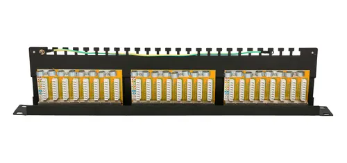 Extralink CAT6 STP V2 | Patchpanel | 24 port Pojemność stelaża1U