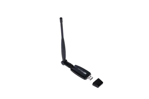 Extralink U300N-EX | Adaptér USB | 2,4GHz, 300Mb/s, 5dBi Standardy sieci bezprzewodowejIEEE 802.11b