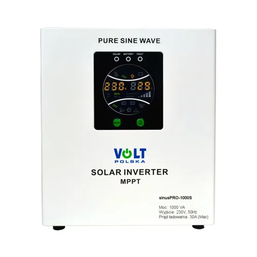 VOLT SINUS PRO 1000 S 12V 20A | Zasilacz awaryjny | 1000W, z regulatorem solarnym MPPT Moc UPS (VA)1000