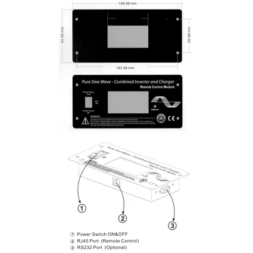 LCD VOLT | Pannello LCD | dedicato per Sinus UPS 0