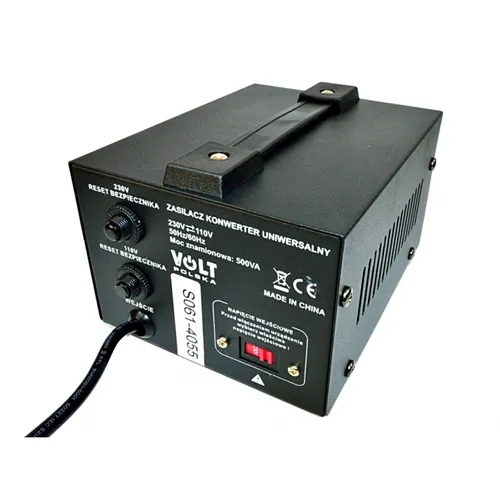 VOLT VP-500 230V/110V POWER CONVERTER Napięcie wejściowe230V