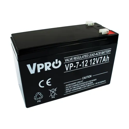 VOLT VPRO 7 Ah 12V | Bateria | AGM VRLA Napięcie wyjściowe12V