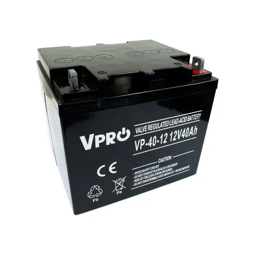 VOLT VPRO 40 Ah 12V | Battery | AGM VRLA Napięcie wyjściowe12V