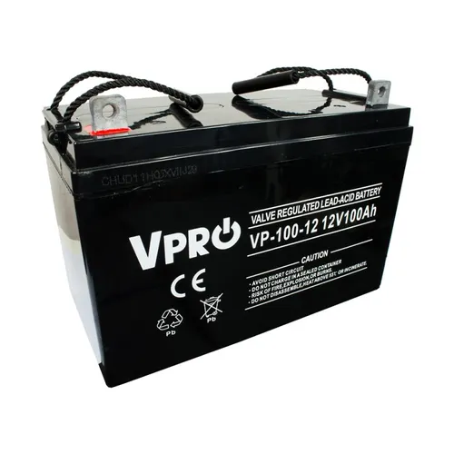 VOLT VPRO 100 Ah 12V | Bateria | AGM VRLA Napięcie wyjściowe12V