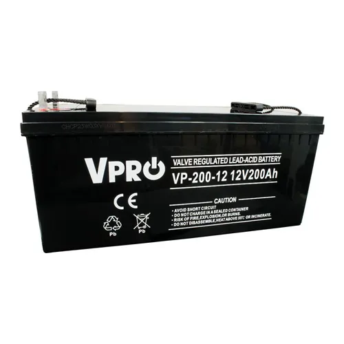 VOLT VPRO 200 Ah 12V | Baterie | AGM VRLA Napięcie wyjściowe12V