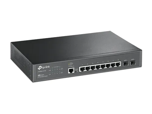 TP-Link T2500G-10TS | Switch | 8x RJ45 1000Mb/s, 2x SFP, Rack, Řízený Ilość portów LAN2x [1G (SFP)]

