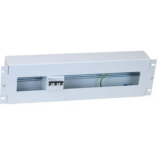 Mantar | Rackmount-Spannungsverteilerschrank 19" 3HE | Tiefe 60 mm 4
