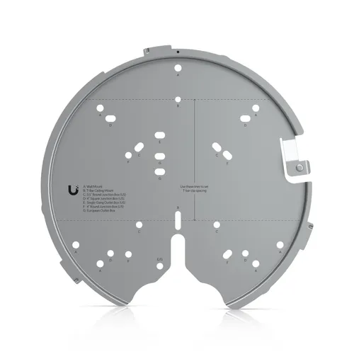 Ubiquiti U-PRO-MP | Mounting bracket | dedicated for UniFi devices Kolor produktuAluminium