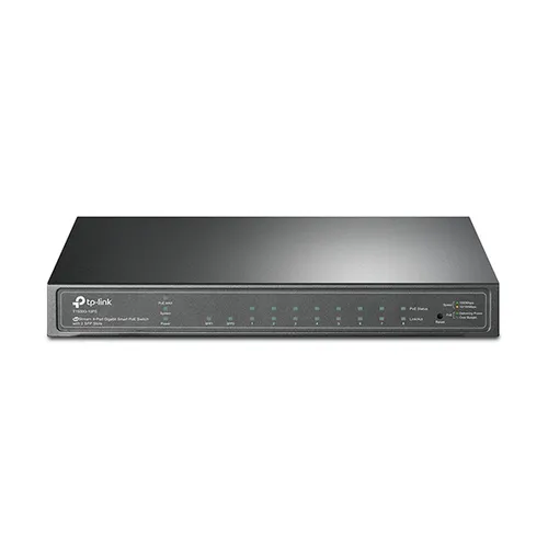 TP-Link T1500G-10PS (TL-SG2210P) | Switch | 8x RJ45 1000Mb/s, 2x SFP, PoE, Managed Ilość portów LAN8x [10/100/1000M (RJ45)]
