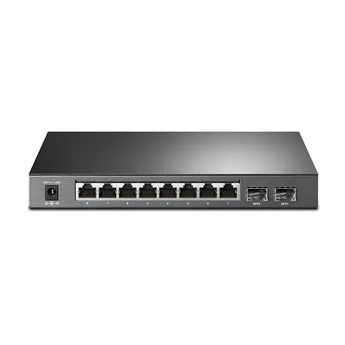 TP-Link T1500G-10PS (TL-SG2210P) | Switch | 8x RJ45 1000Mb/s, 2x SFP, PoE, Yönetilen Ilość portów PoE8x [802.3af/at (1G)]

