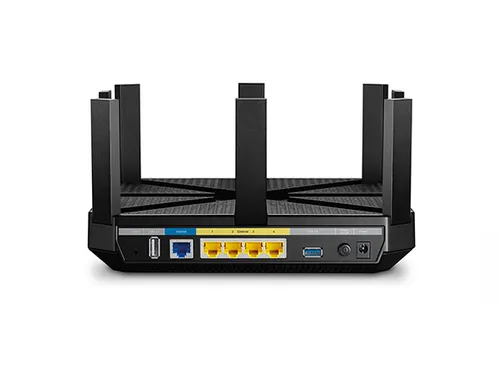 TP-Link Archer C5400 | Router WiFi | AC5400, MU-MIMO, Tri-Band, 5x RJ45 1000Mb/s, 2x USB Częstotliwość Wi-FiTri-band (2.4 GHz/5 GHz/5 GHz)