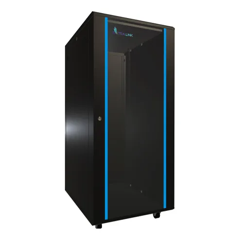 Extralink 27U 600x800 Schwarz | Rackmount-Schrank | stehend Wysokość szafy27U