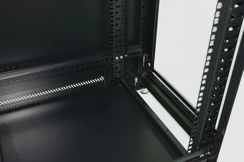 Extralink 27U 600x800 Black | Rackmount cabinet | standing Konstrukcja drzwi tylnychMetal