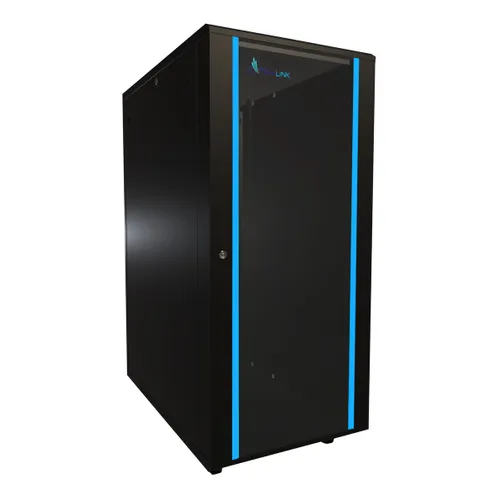 Extralink 27U 600x1000 Schwarz | Rackmount-Schrank | stehend Wysokość szafy27U
