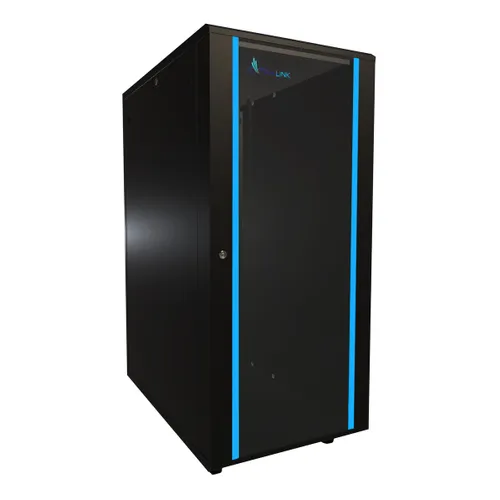 Extralink 27U 600x1000 Black | Rackmount cabinet | standing Wysokość szafy27U