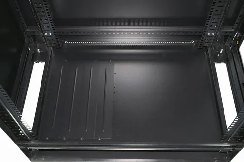 Extralink 27U 600x1000 Schwarz | Rackmount-Schrank | stehend Konstrukcja drzwi przednichSzkło/stal