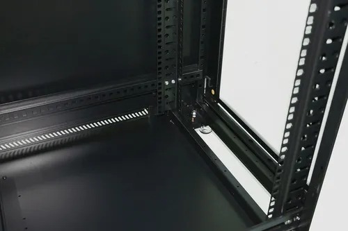 Extralink 27U 600x1000 Schwarz | Rackmount-Schrank | stehend Konstrukcja drzwi tylnychMetal