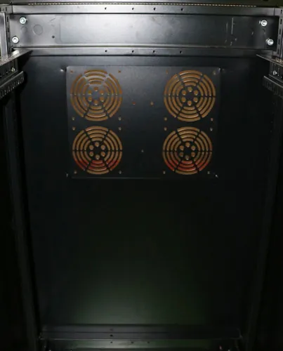 Extralink 27U 600x1000 Schwarz | Rackmount-Schrank | stehend Konstrukcja panelu bocznegoMetal